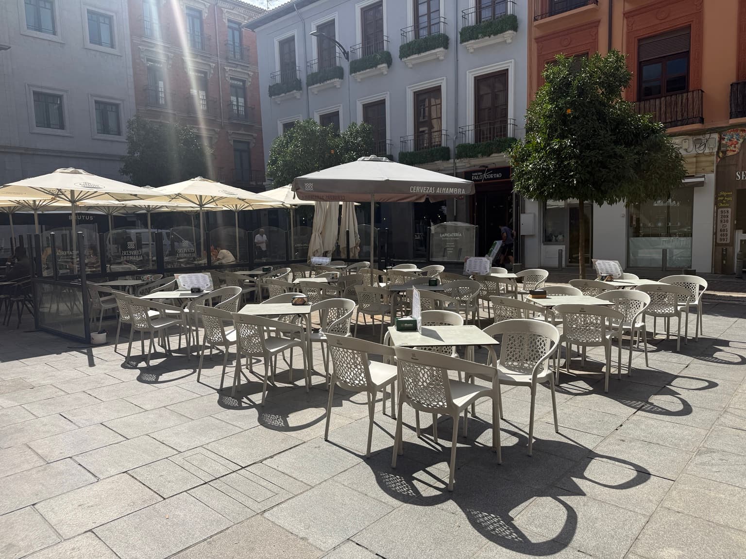 Terraza de La Picatería en el Mercado de San Agustín